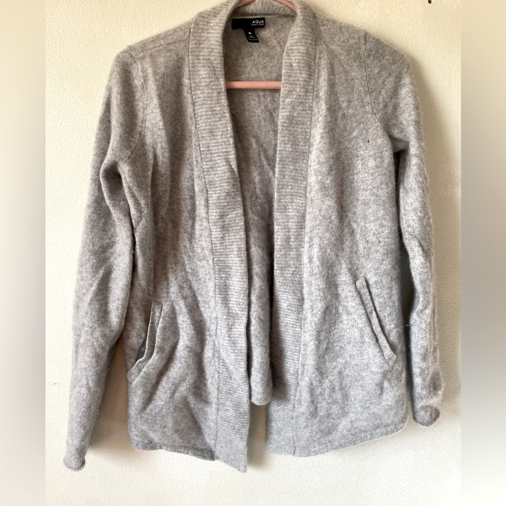 Woman’s Aqua Cashmere Sweater Size Small